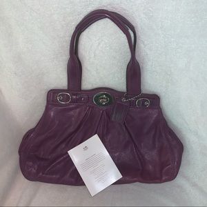 ECU authentic Coach bag. Small/medium purple
